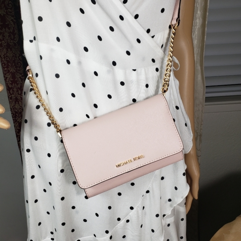 MICHAEL KORS JSTV MD PHONE XBODY POWDER BLUSH LEATHER